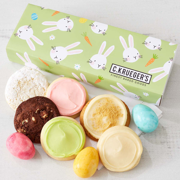 Spring Bunny Half Dozen Cookie Sampler - Assorted Cookies