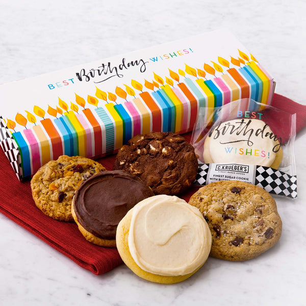 Best Birthday Wishes Half Dozen Cookie Gift Box Choose Flavors