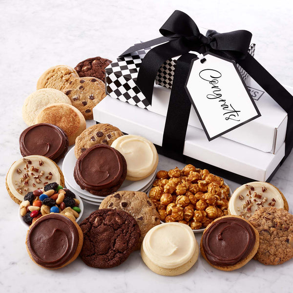 Congrats Cookies and Snacks Gift Box - Gift Stack
