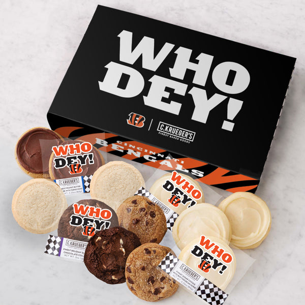 Cincinnati Bengals Cookie Gift Box - Assorted Cookies