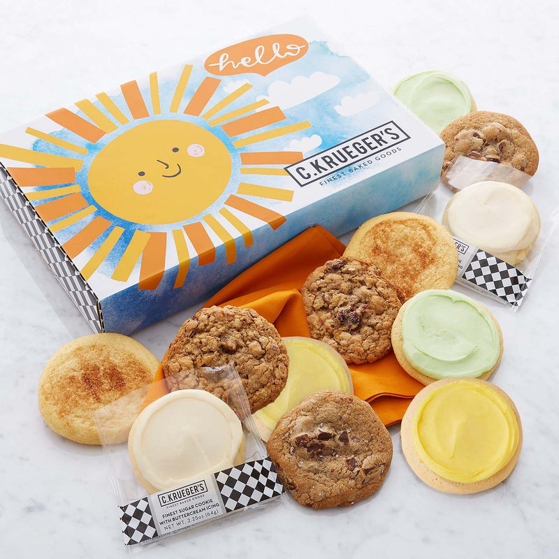 Hello Sunshine Cookie Gift Boxes - Assorted Cookies