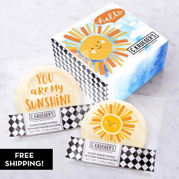 Hello Sunshine Duo Cookie Gift Box Sampler