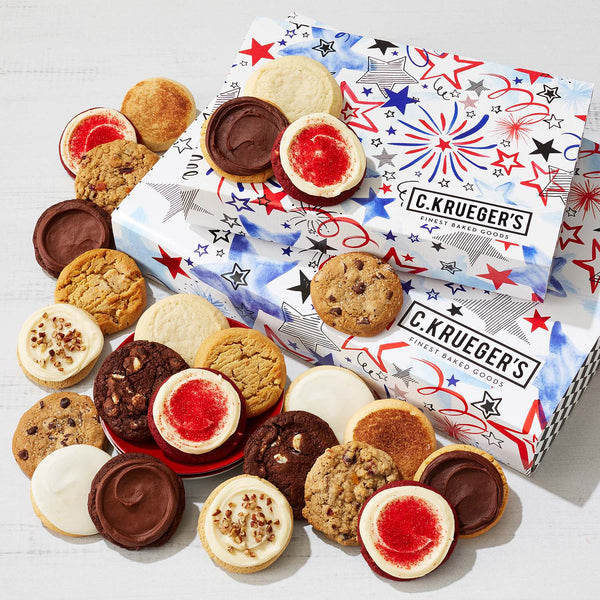 Patriotic Cookie Gift Boxes – Assorted Cookies