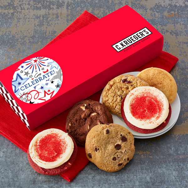 Patriotic Half Dozen Sampler - Assorted Cookies