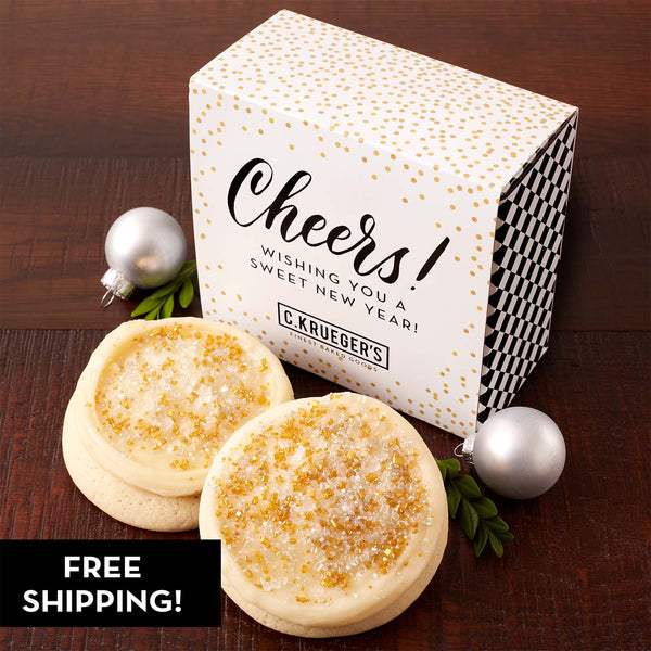 New Year's Duo Sampler - Iced Cookies