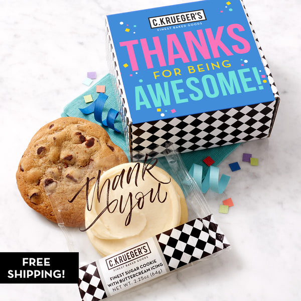 Thanks for Being Awesome Duo Sampler - Assorted Cookies