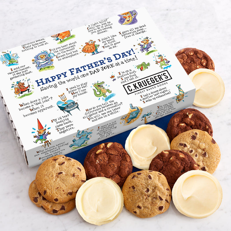Father's Day Dad Jokes Cookie Gift Boxes - Select Your Cookies