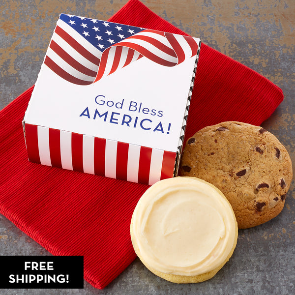 God Bless America Duo Sampler - Assorted Cookies