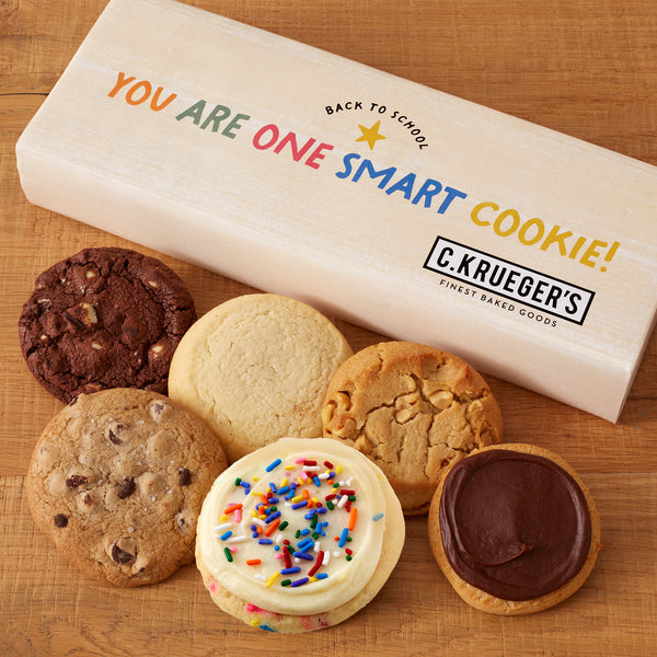 One Smart Cookie Half Dozen Cookie Gift Box - Assorted Flavors