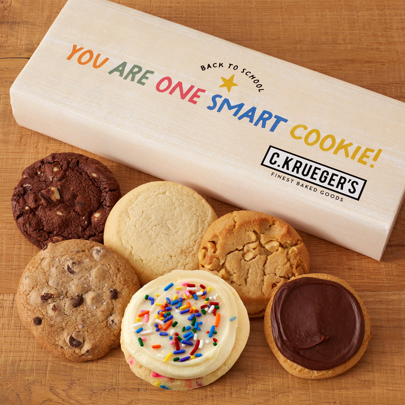 One Smart Cookie Half Dozen Cookie Gift Box - Assorted Flavors