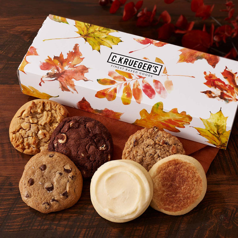 Falling Leaves Half Dozen Gift Sampler - Select Your Cookies