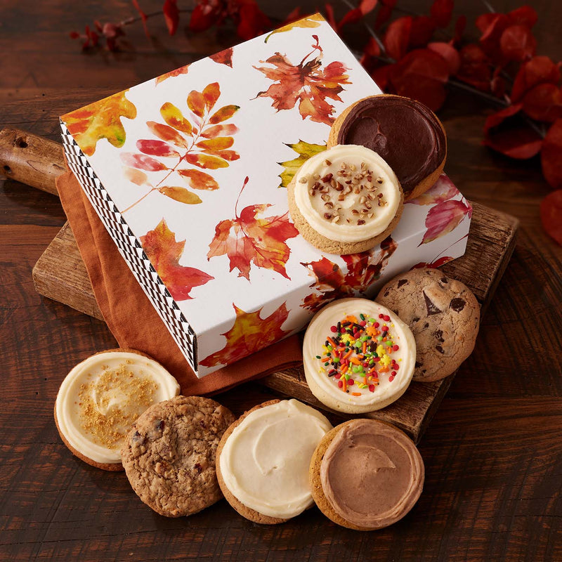 Falling Leaves Cookie Sampler - Assorted Cookies