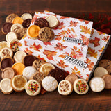 Falling Leaves Cookie Gift Box Sampler - Assorted Flavors