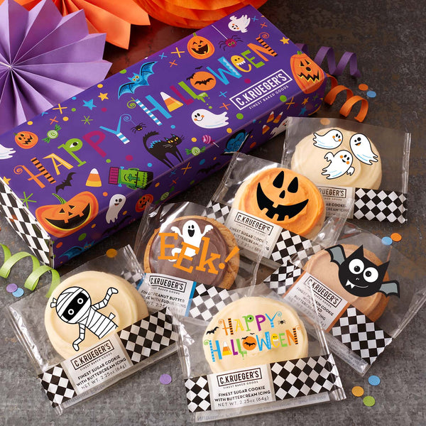 Spooktacular Half Dozen Sampler Gift - Iced Messages