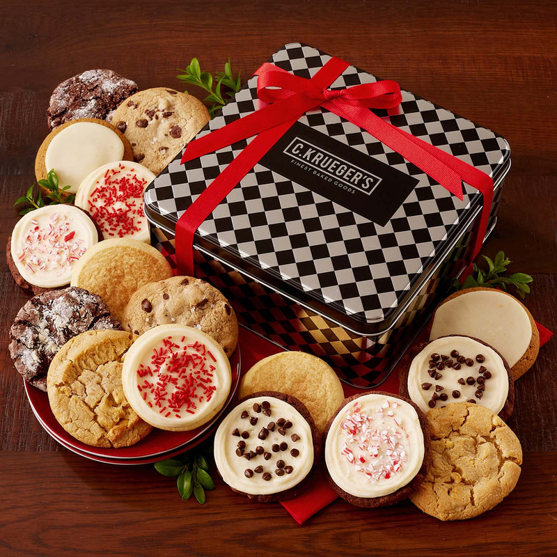 Signature Harlequin Gift Tin – Assorted Cookies