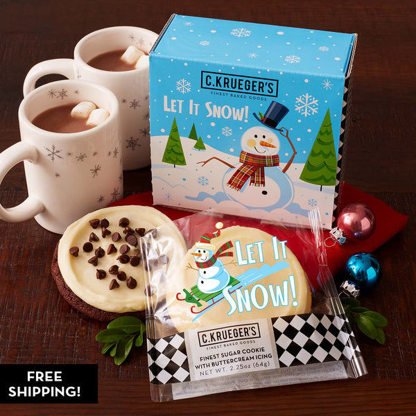 Let it Snow! Duo Cookie Gift - Iced