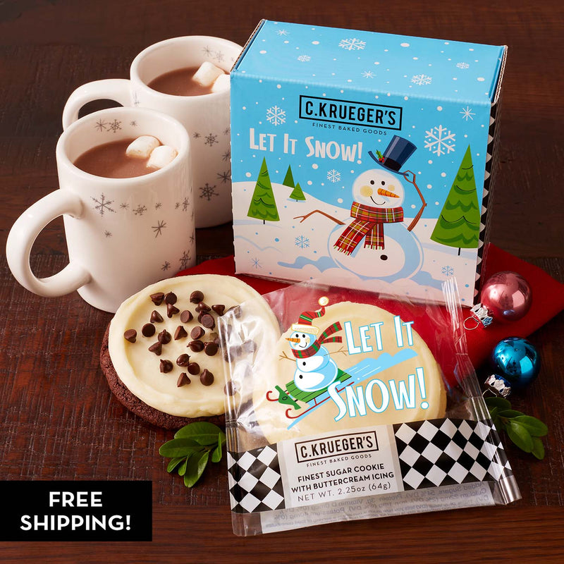 Let it Snow! Duo Cookie Gift - Iced Cookies