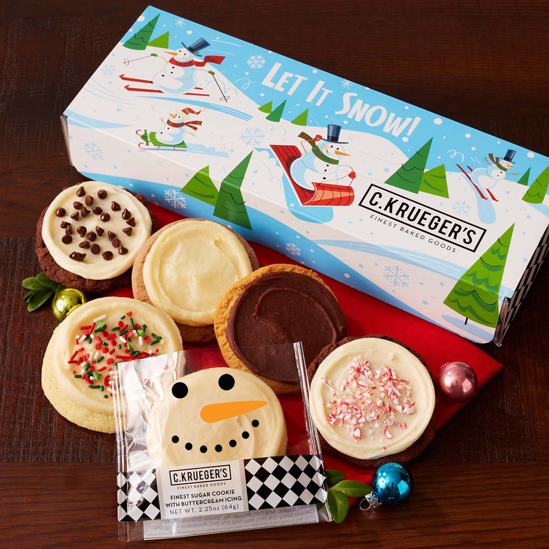 Let it Snow! Half Dozen Sampler - Iced Cookies