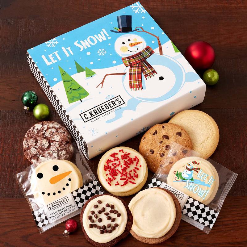 Let it Snow! Cookie Sampler Box - Assorted Cookies