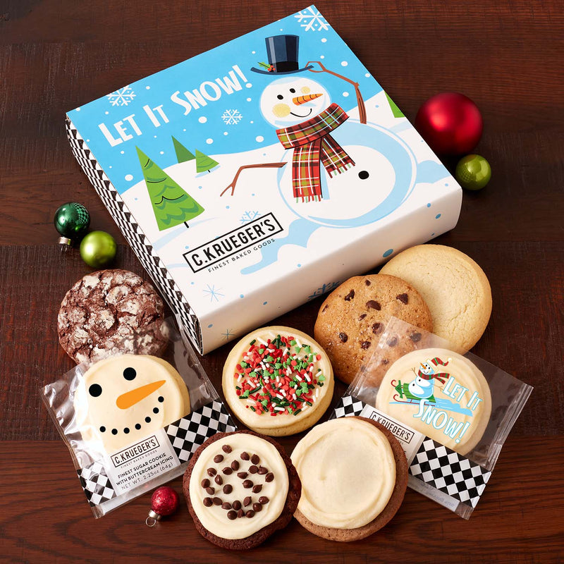 Let it Snow! Cookie Sampler Box - Assorted Cookies