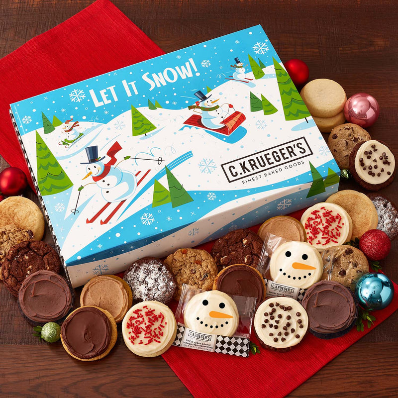 Let it Snow! Cookie Gift Boxes - Assorted Cookies