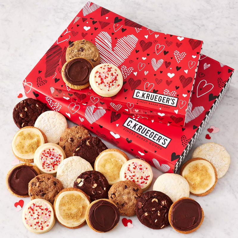 Sweetest Hearts Cookie Gift Boxes - Select Your Cookies