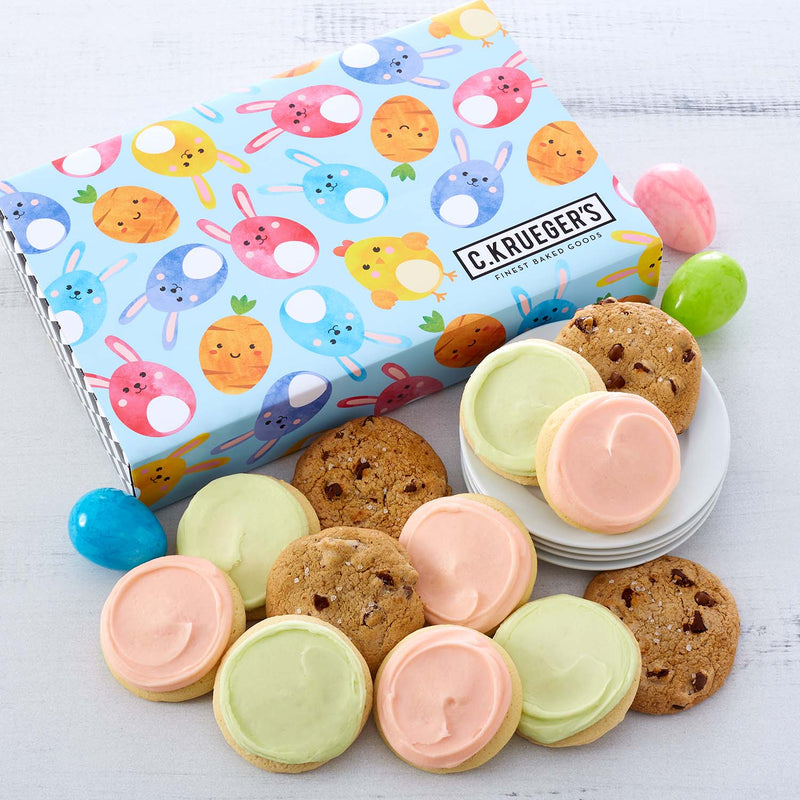 Easter Bunnies & Chicks Cookie Gift Boxes - Select Your Cookies