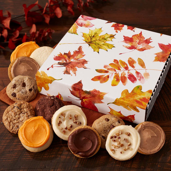 Falling Leaves Cookie Sampler - Assorted Mini Cookies