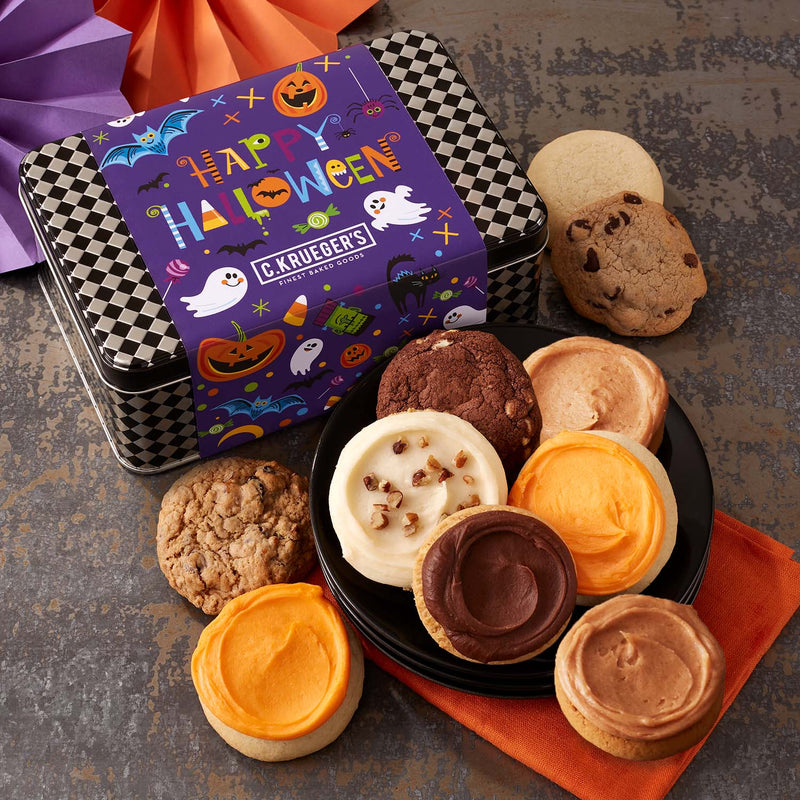 Spooktacular Signature Small Gift Tin - Assorted Mini Cookies