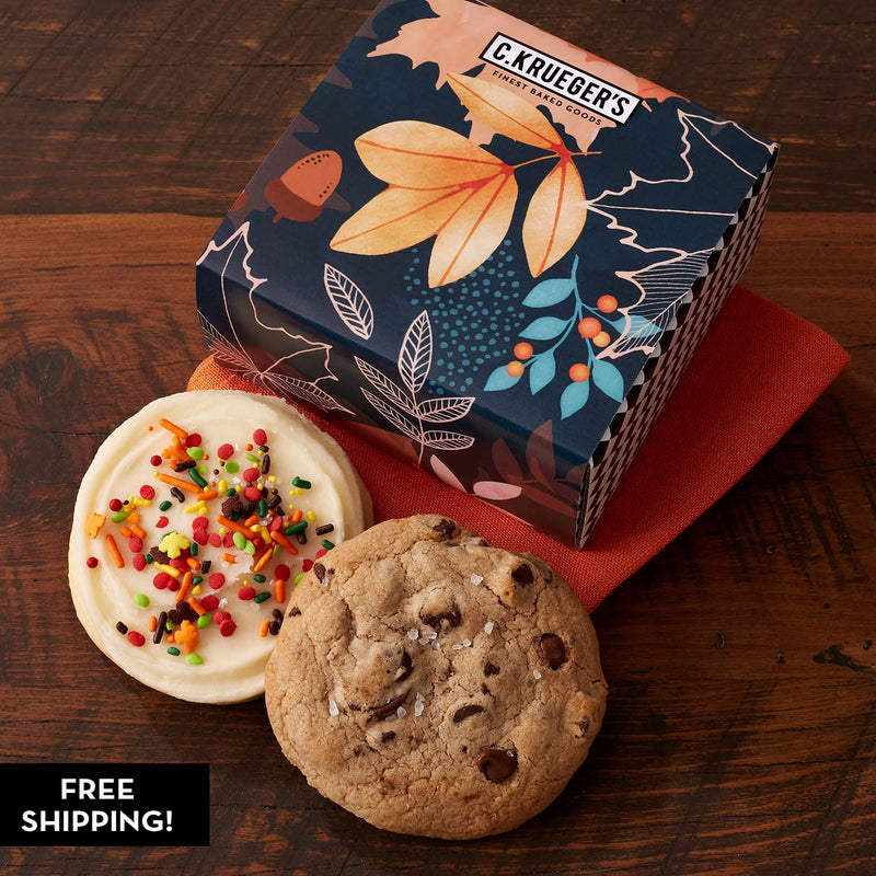Fall Celebration Duo Cookie Gift Box - Assorted Flavors