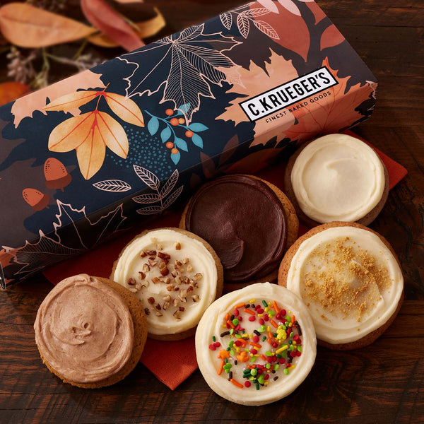 Fall Celebration Half Dozen Sampler - Iced Cookies