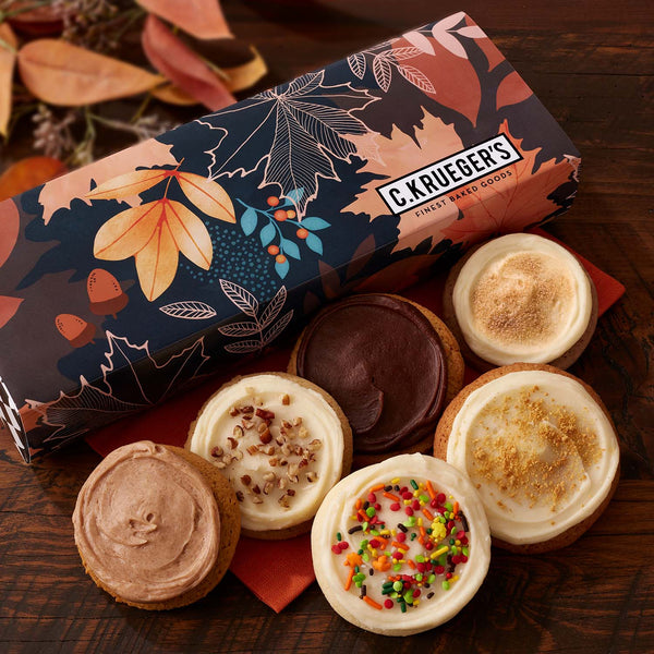 Fall Celebration Half Dozen Sampler - Iced Cookies