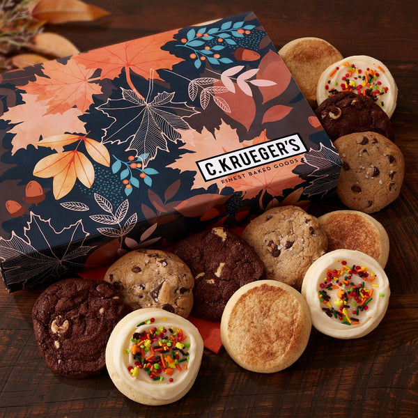 Fall Celebration One Dozen Cookie Gift Box - Select Your Cookies