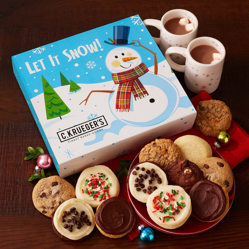 Let it Snow! Bakery Gift Box - Assorted Mini Cookies