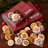 Tartan Plaid Cookie Gift Boxes - Assorted Cookies