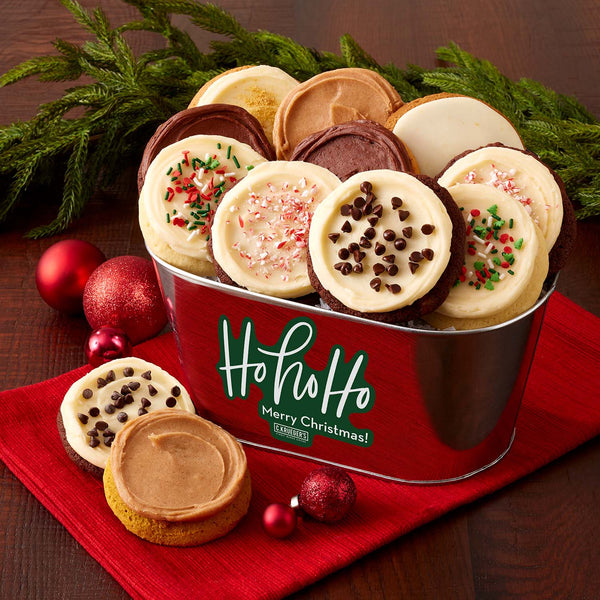 Ho Ho Ho! Gift Pail - Iced Cookies