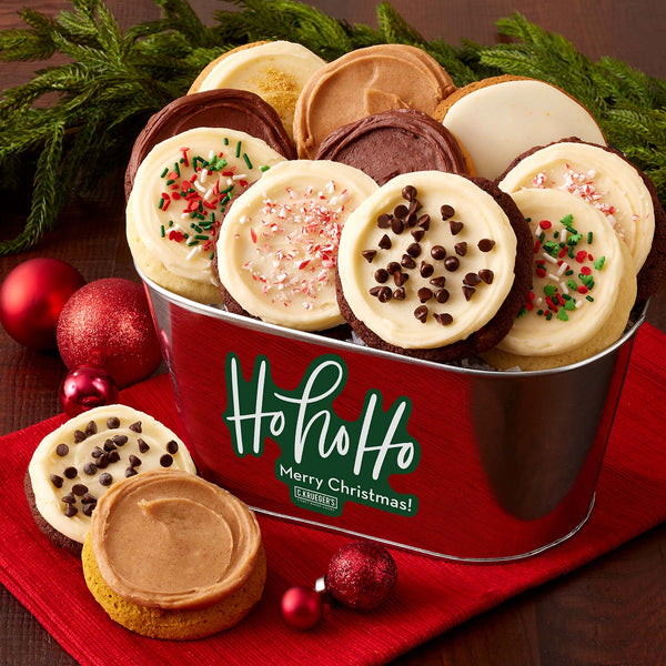 Ho Ho Ho! Gift Pail - Iced Cookies