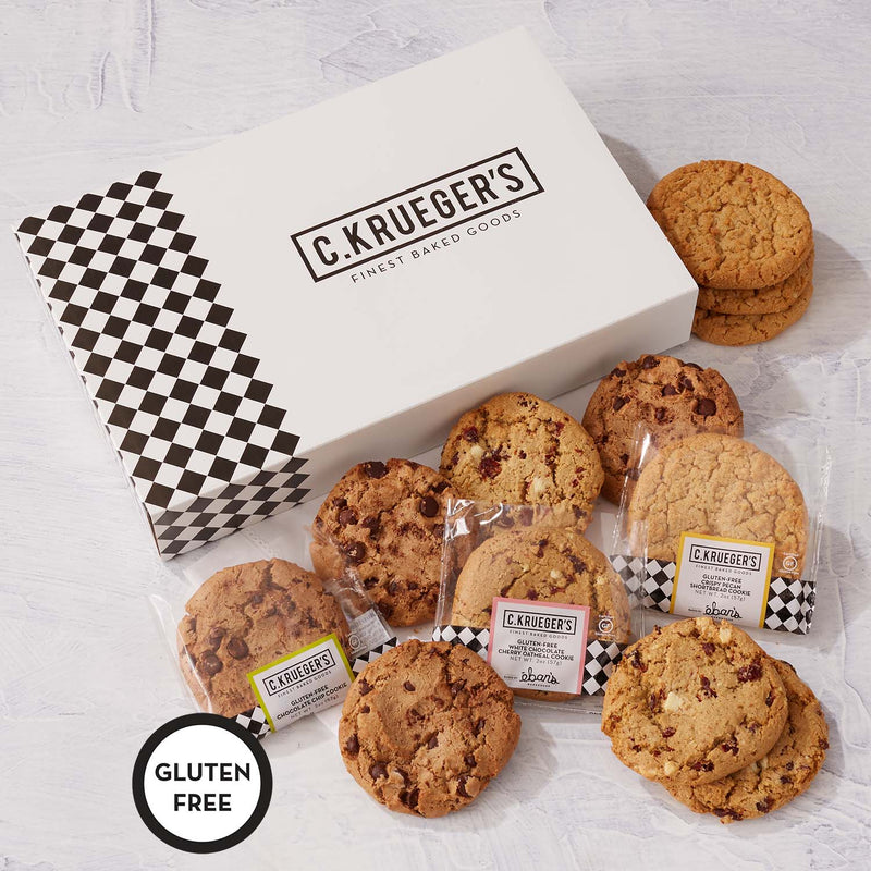 Gluten Free Cookies - Harlequin Gift Box - Select Your Cookies