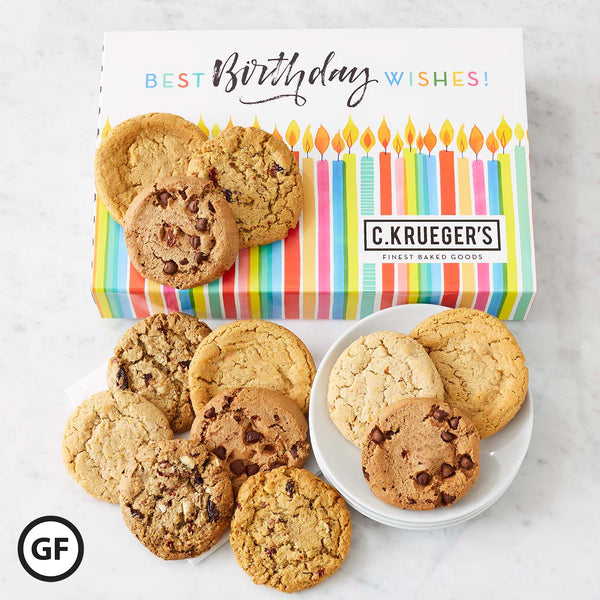 Gluten Free Happy Birthday Wishes Cookie Gift Box