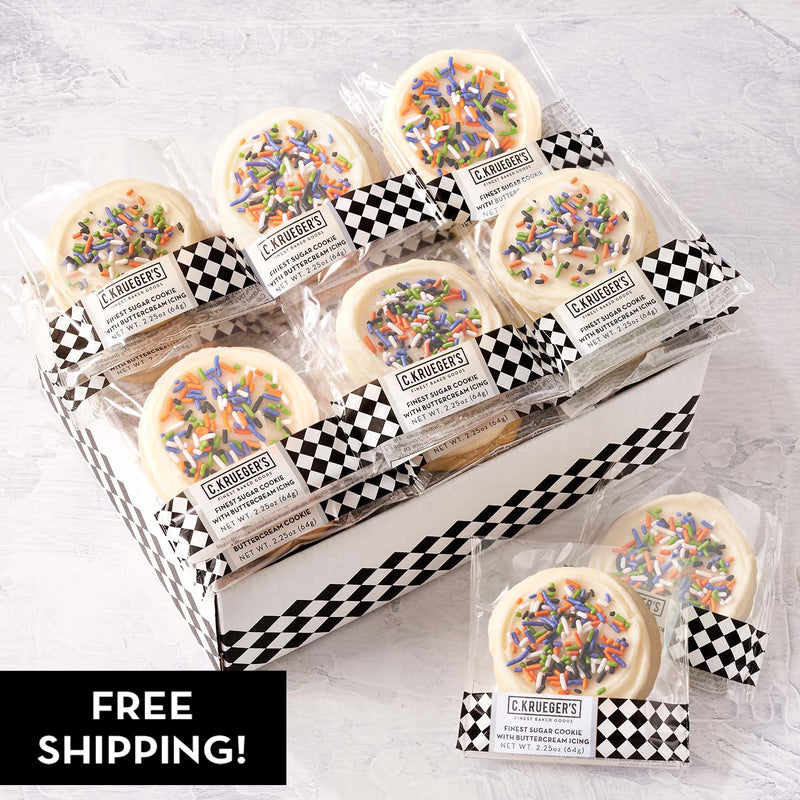 Just the Cookies - Halloween Iced Cookies with Sprinkles