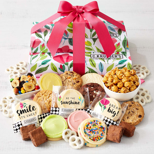 Summer Garden Grand Gift Stack - Cookies and Snacks