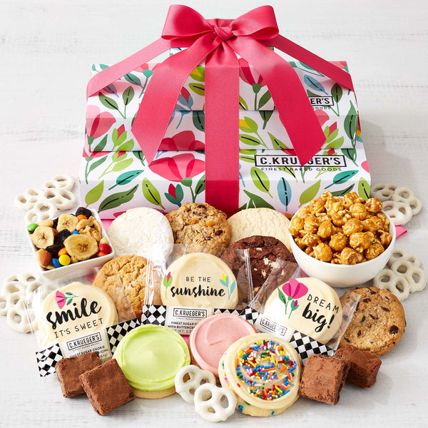 Spring Garden Grand Gift Stack - Cookies & Snacks