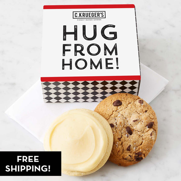 Hug From Home Duo Cookie Gift Box - Assorted Cookies