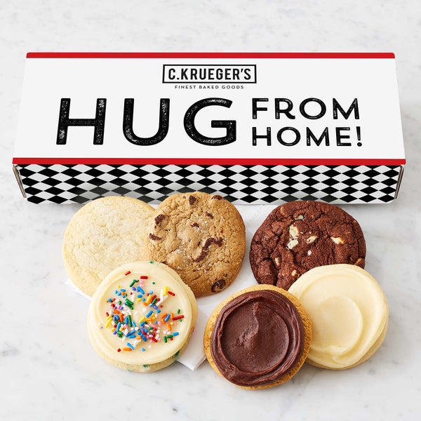 Hug From Home Half Dozen Cookie Gift Box - Assorted Cookies
