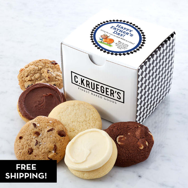 Father's Day Dad Jokes Mini Cube Sampler - Assorted Mini Cookies