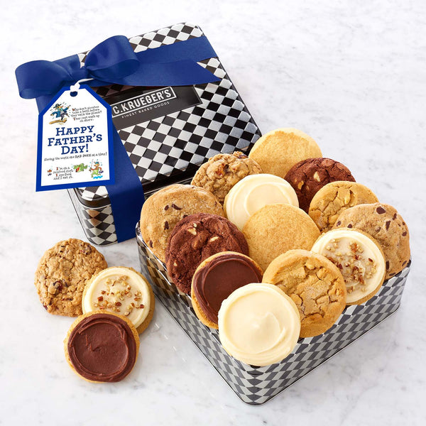 Father's Day Dad Jokes Gift Tin - Assorted Cookies