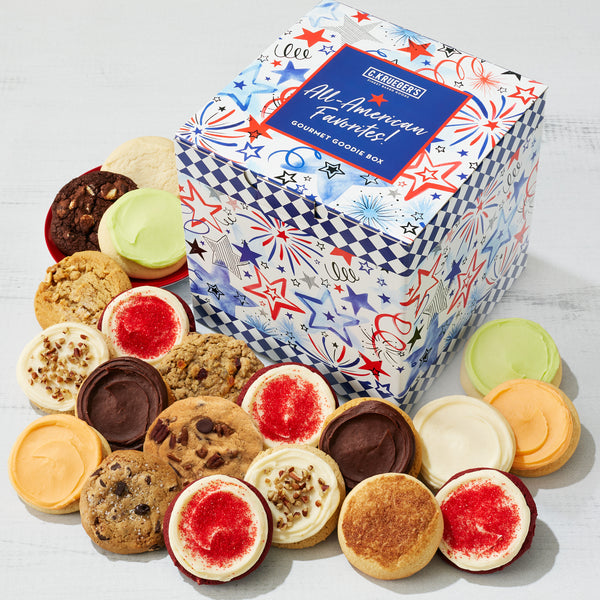 Patriotic Gourmet Goodie Box - Assorted Cookies