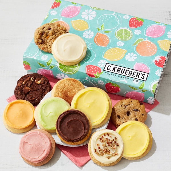 Summer Vibes Cookie Gift Boxes - Assorted Cookies