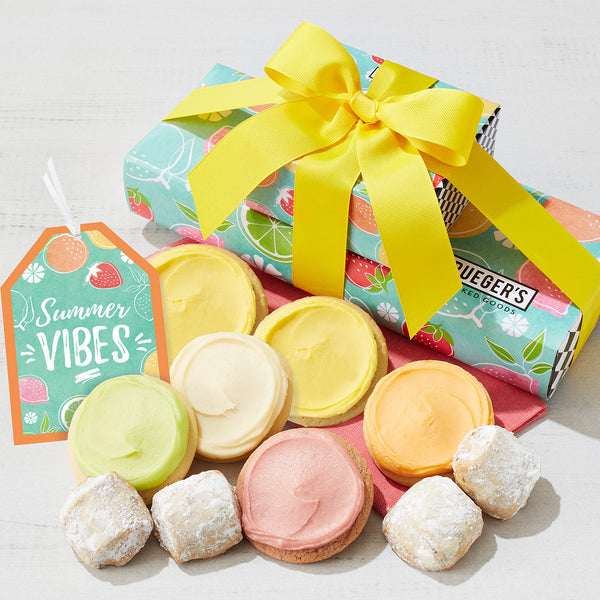 Summer Vibes Sampler Gift Stack - Cookies & Snacks