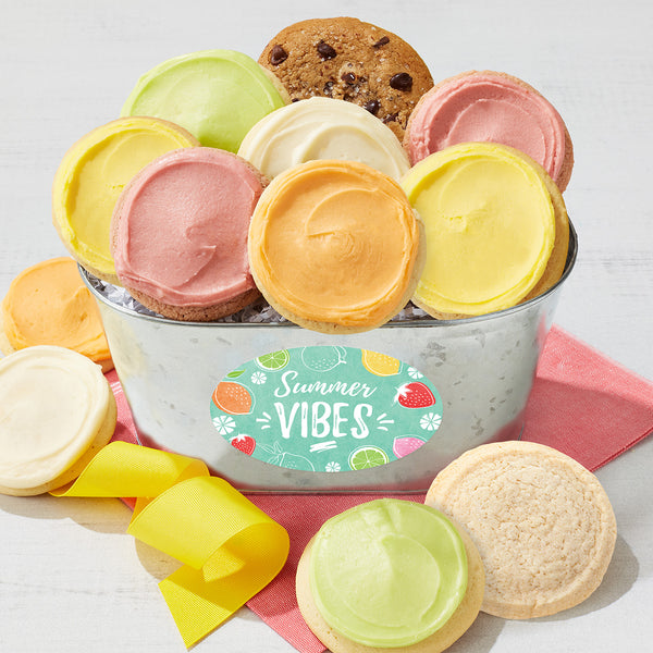 Summer Vibes Gift Pail - Assorted Cookies